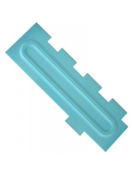 Peine Decorativo Pdoble Dentado Plástico E 22Cm