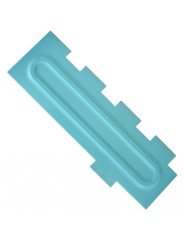 Peine Decorativo Pdoble Dentado Plástico E 22Cm