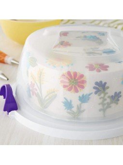 Transportador De Pastel y Cupcakes Wilton Reversible Para Pastel de 25cm o 13 cupcakes