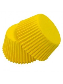 Capacillo Amarillo Tamaño Estándar Ø5.5cm Base 100 Pz