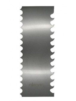 Peine Para Decorar Pasteles Olas y Ondas Acero Inox. 22x7cm