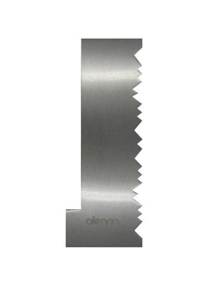 Peine Para Decorar Pasteles Desnivel Y Picos Acero Inox. 22x7cm