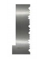 Peine Para Decorar Pasteles Desnivel Y Picos Acero Inox. 22x7cm
