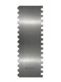 Peine Para Decorar Pasteles Triángulos y Cuadrados Acero Inox. 22x7cm