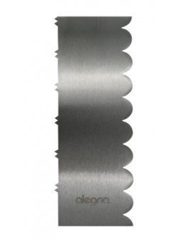 Peine Para Decorar Pasteles Picos Con Ondas Acero Inox. 22x7cm