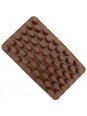 Molde De Silicón Para Chocolate Granos De Café 1.1X1.5X1Cm