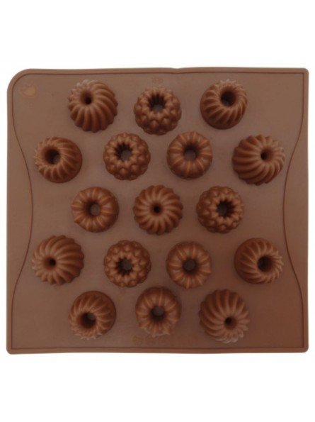 Molde De Silicón Mini Bundt Ø2.8Cm 17 Cav