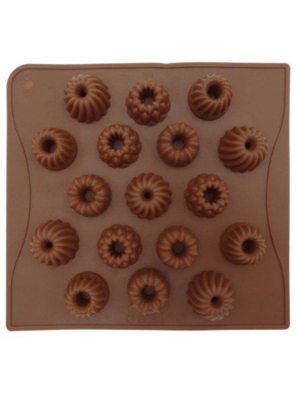 Molde De Silicón Mini Bundt Ø2.8Cm 17 Cav