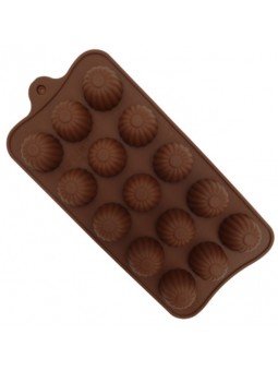 Molde De Silicón Cupula Ø2.7Cm 15 Cav