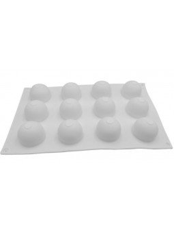 Molde De Silicón Esferas Ø4Cm 12 Cavidades