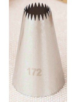 Duya Número 172 Picos Estrella Abierta Acero Inoxidable