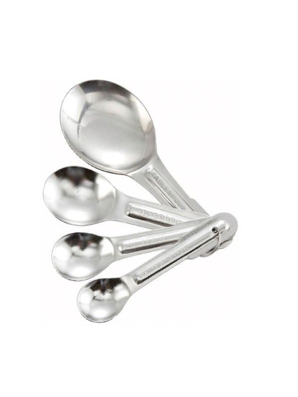 Jgo 4 Cucharas Medidoras Acero Inoxidable Winco