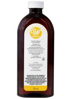 Aroma De Extracto Transparente De Vainilla Wilton 236ml