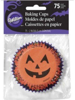 Capacillo Standard Halloween Calabaza Wilton 75 pzs