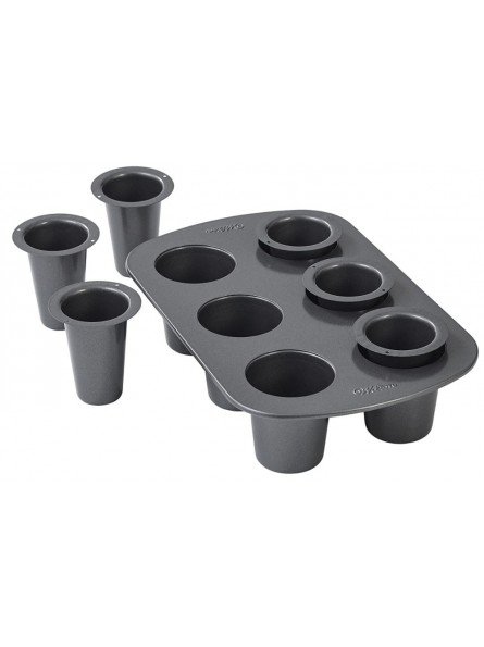 Molde Para Hornear 6 Vasitos Shots Wilton Altura 7cm Molde Para Hornear 6 Vasitos Shots Wilton Altura 7cm