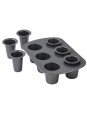Molde Para Hornear 6 Vasitos Shots Wilton Altura 7cm Molde Para Hornear 6 Vasitos Shots Wilton Altura 7cm
