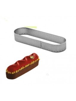 Aro Para Tarlateta Perforado Eclair Acero Inoxidable 13X3 cm