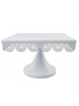 Base Para Pastel Filigrana Cuadrada 24X24X16Cm