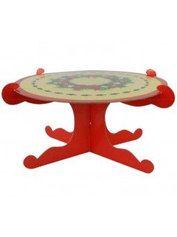 Base Para Pastel Navideña Ø34cm De Cartón