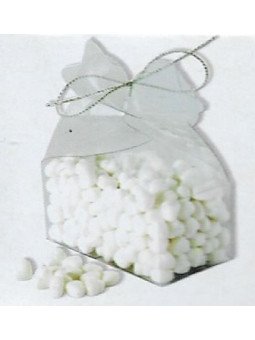 Mini Caja Rectangular De Acetato Transparente 6 Pzs 4x3.5x3cm