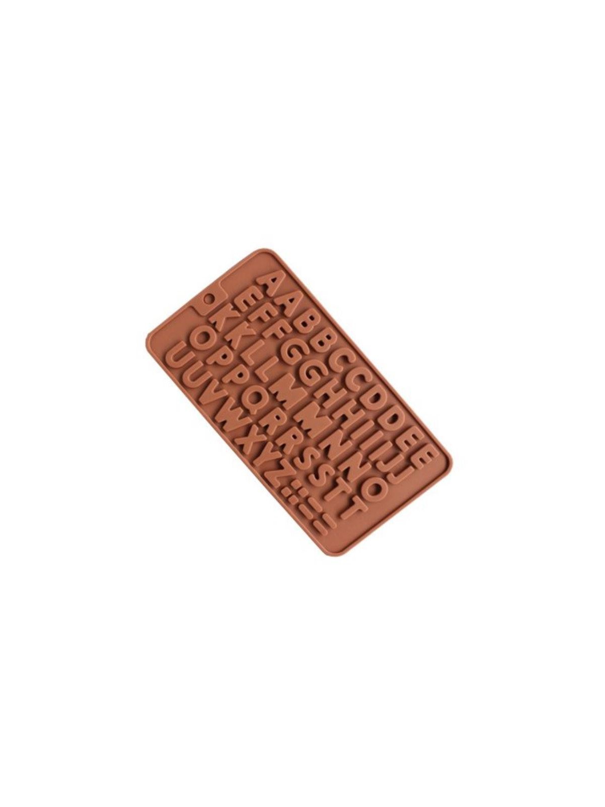 Molde De Silicón Chocolate Alfabeto Mayúsculas