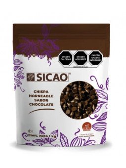 Chispas Horneables Sabor Chocolate Semiamargo Sicao 1 kg