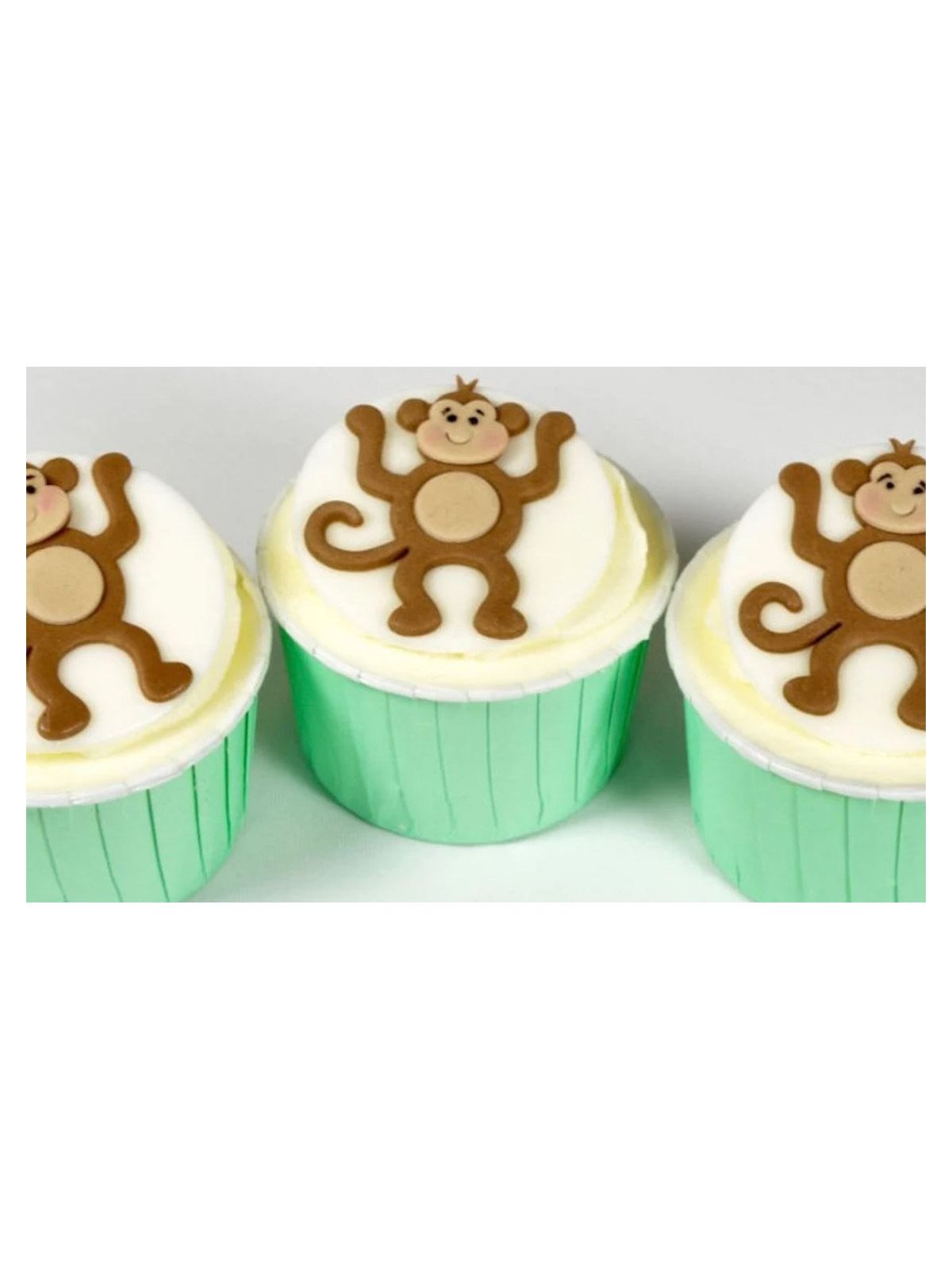 Cortador Fondant Simio 4 Pcs