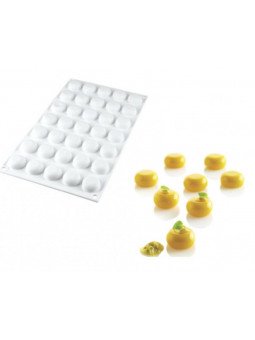 Molde De Silicón Piedras Redondeadas 35 Cavidades 2.6x2.5x1.3cm