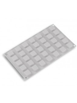 Molde De Silicón Blanco Micro Gem 35  Cavidades