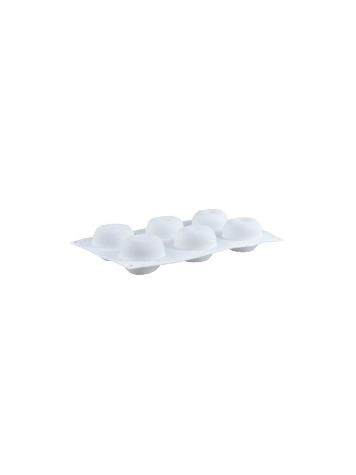 Molde De Silicón Manzana 3D 6 Cavidades 29X17X5.3 Cm