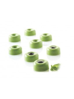 Molde De Silicón Savarín Mini Círculos 35 Cavidades Ø2.6x1.2cm