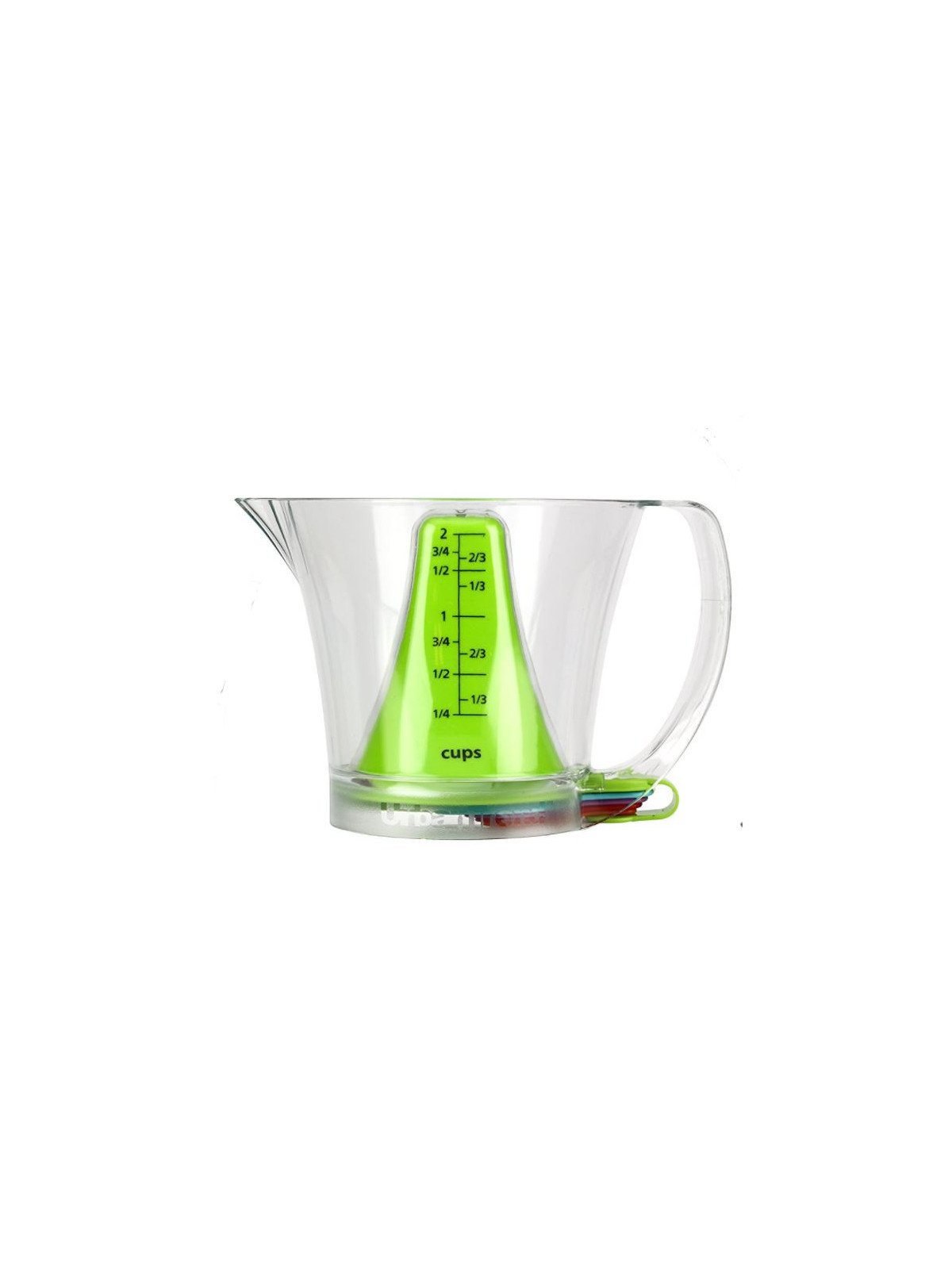 Taza Medidora Diseño Para Leer Desde Cualquier Angulo 6 Pz