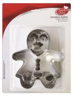 Cortador Galleta Niña Jengibre Jumbo 14.5x12cm 10 Pzs