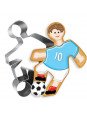 Cortador Galleta Jugador De Futbol 8.5x6cm
