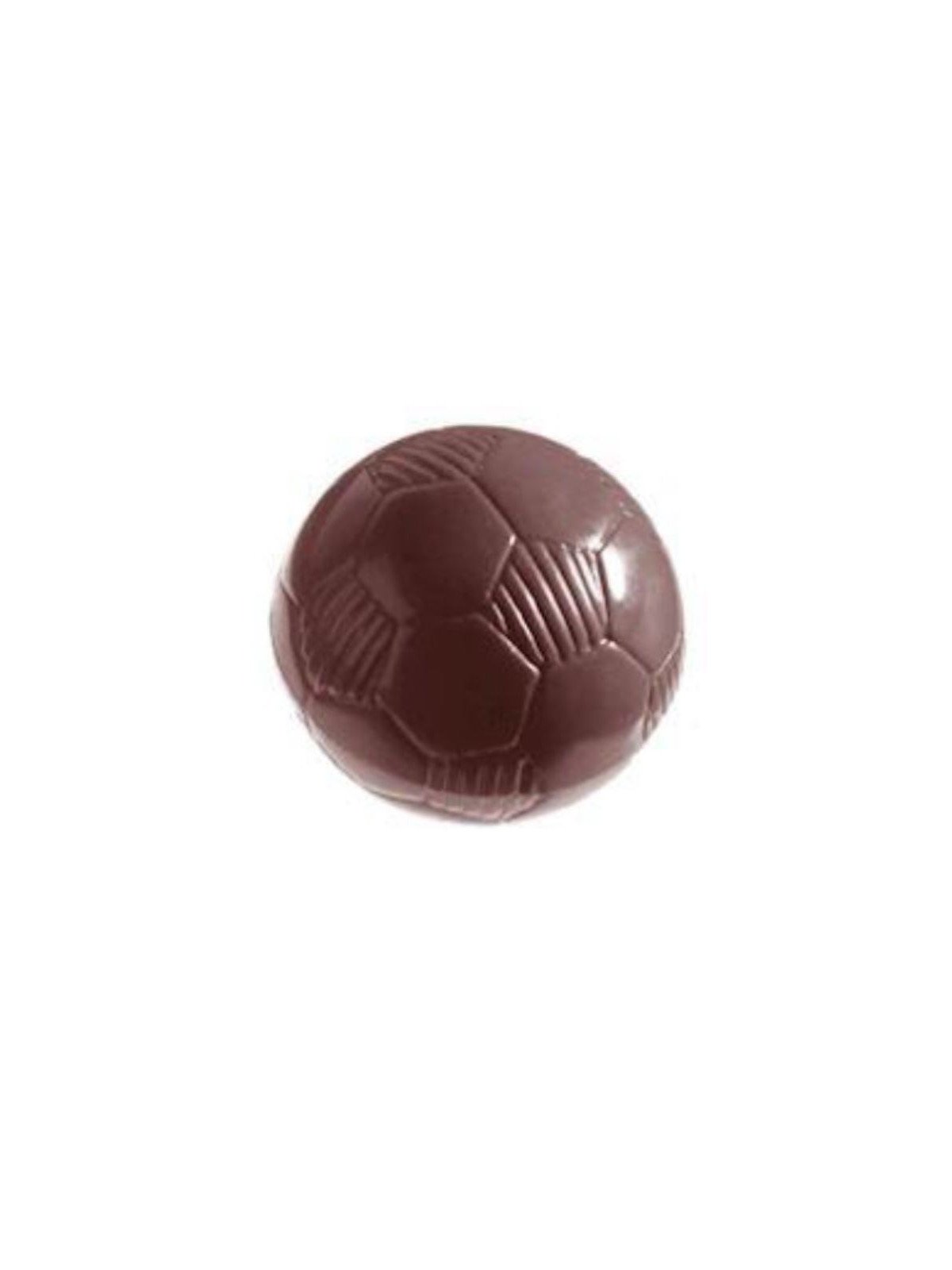 Molde Para Chocolate De Plástico Compacto Balon Futbol 24 Cav