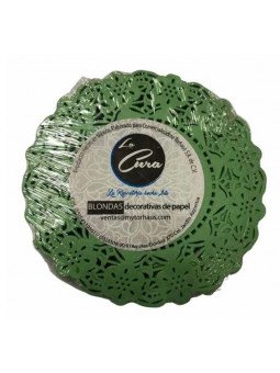 Blonda Servilleta Calada Color No. 5 12.5cm 100 pzs