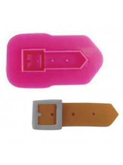 Molde Silicón Fondant Hebilla Cinturón 5X4 Cm