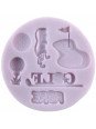 Molde De Silicón Fondant Golf Ø7cm