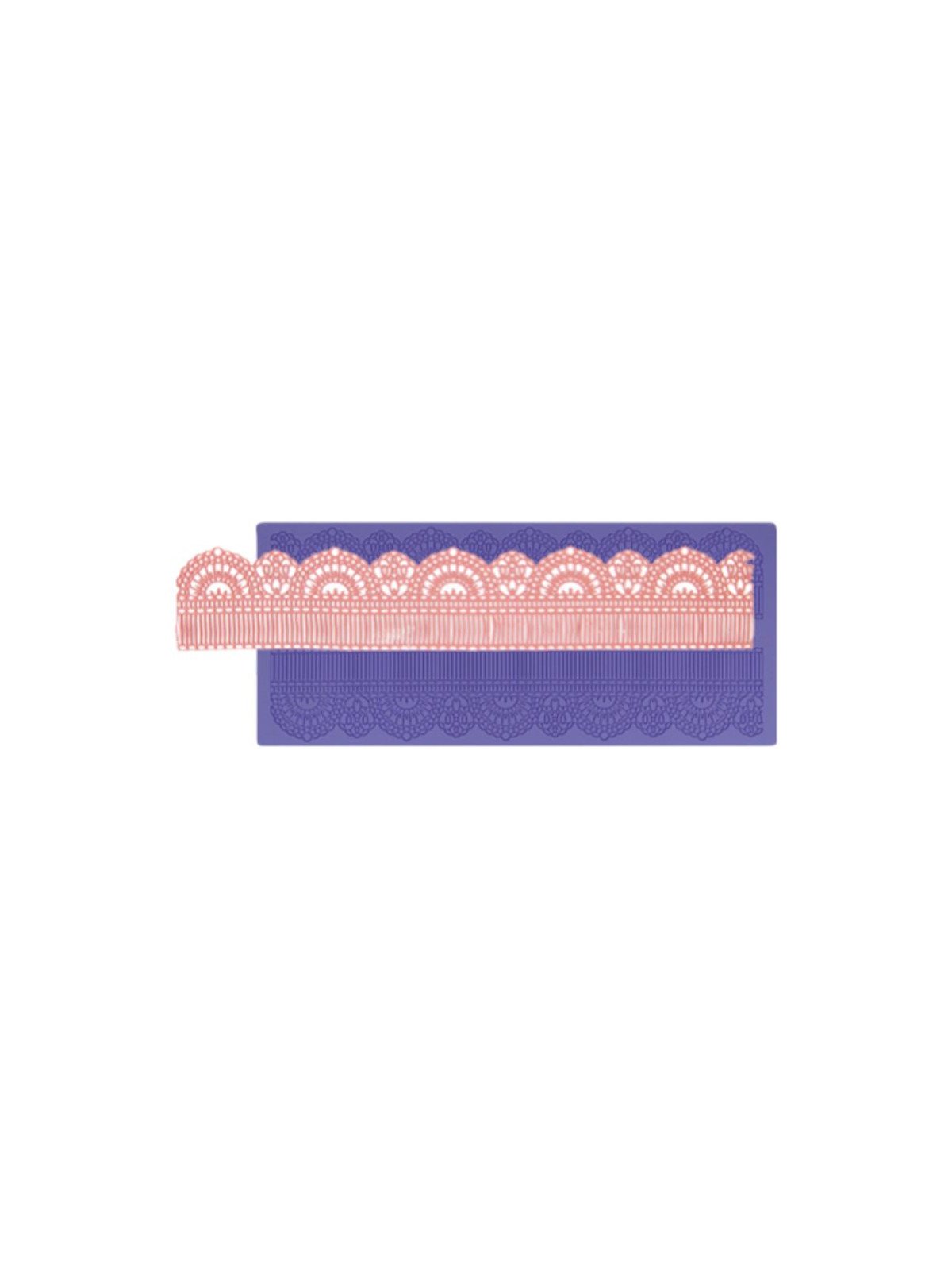 Molde Silicón Cenefa Encaje Portales 38X19 Cm