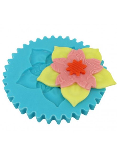 Molde Silicón Fondant Flor Aquilegia Ø9cm