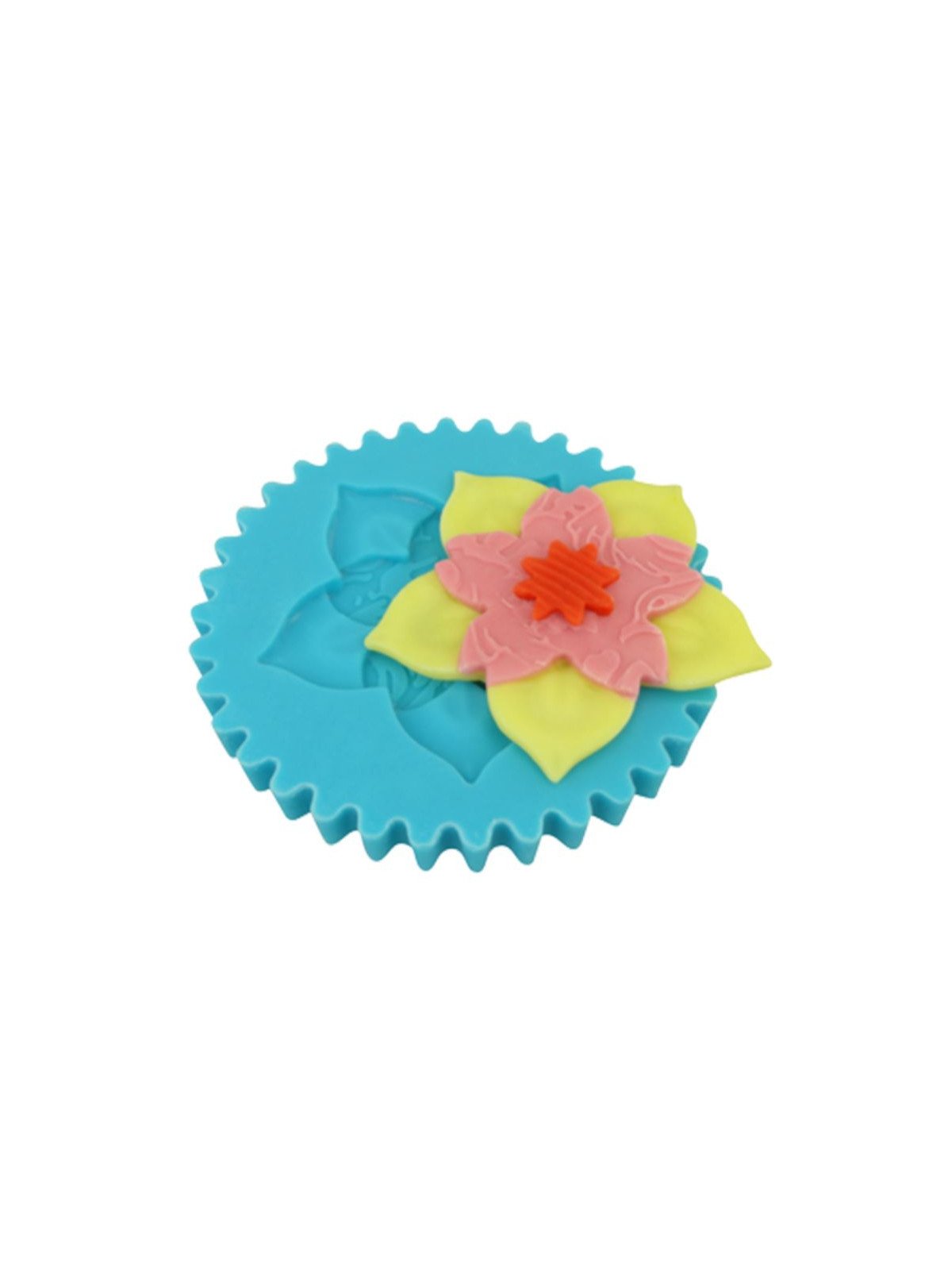 Molde Silicón Fondant Flor Aquilegia Ø9cm