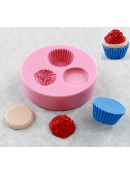 Molde Silicón Fondant Cupcake Ø 6.5cm