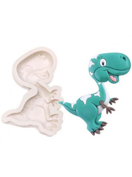 Molde Silicón Fondant Dinosaurio T-Rex 10x7cm