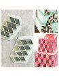 Cortador Fondant Rombos, Diamantes, Cubos, Triángulos 2 Pz