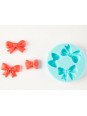 Molde Silicón Fondant Moños Ø 7cm
