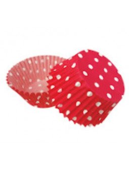 Capacillo Rojo Con Puntos Blancos Tamaño Estándar Ø5.5 Base 100 Pz