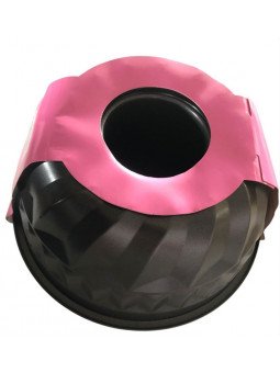 Molde Para Pastel Rosca Espiral Con Grecas Antiadherente Ø21x10cm Altura