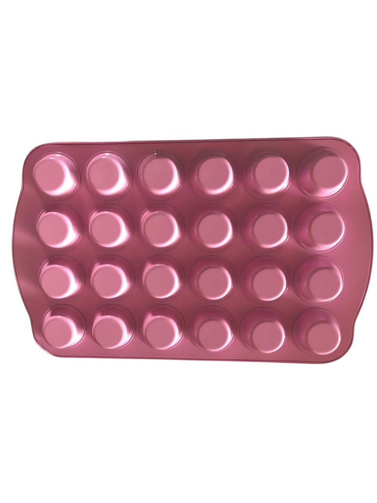 Molde Mini Cupcakes Antiadherente Bicolor 24 Cav Ø5x2.5cm Altura