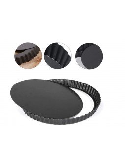 Tartaleta Desmontable Antiadherente Con Orilla De Seguridad