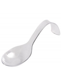 Cuchara Para Postre Redonda Mango Curvo 24 Pzs 12.8X4Cm Plástico